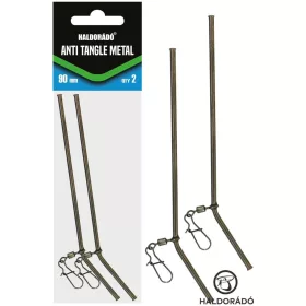   Haldorádó Anti Tangle Metal Tube Tört 9cm Fém Gubancgátló Cső 2db