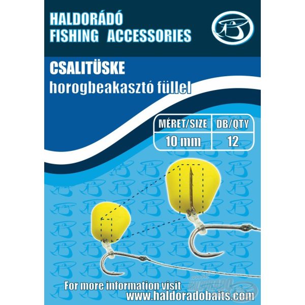 Haldorádó Csalitüske horogbeakasztó füllel 10 mm