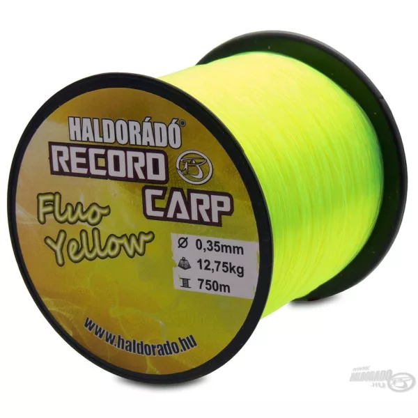 Haldorádó Record Carp Fluo Yellow 0,25mm 900m Monofil Főzsinór