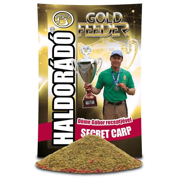 Haldorádó Gold Feeder Secret Carp, Halliszt mentes, Feeder horgászat, 1kg - Csalizás, etetés|Etetőanyagok
