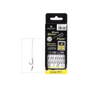   Mikado Method Feeder Xtra Strong Csalitüskés 8 Füles, Szakállas Előkötött Horog 8db