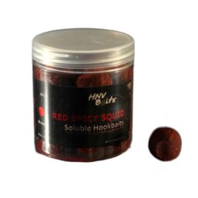   HNV Baits Red Spicy Squid Soluble Hookbaits 24mm Oldódó Horogcsali 165gr