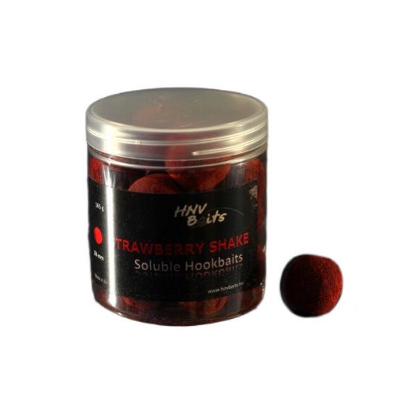 HNV Baits Strawberry Shake Soluble Hookbaits 24mm Oldódó Horogcsali 165gr