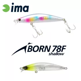   Ima iBorn 78F Shallow 7,8cm 8,5gr 004 Chart Head Clear Wobbler