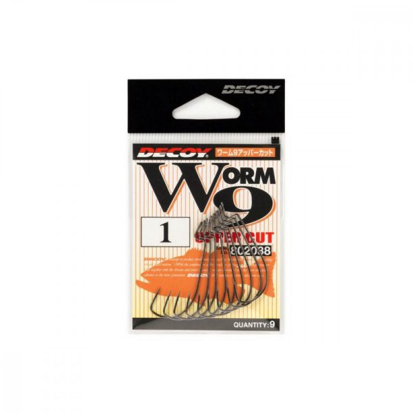 Decoy Worm9 Uppercut 1 Fekete Offset Horog 9db