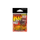 Decoy Worm25 Kg Hook Wide 5/0 Ns Fekete Szakállas, Füles Offset Horog 4db
