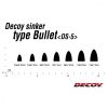 Decoy DS-5 Sinker Type Bullet 7gr Gun Black Ólom 4db