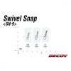 Decoy SN-9 Swivel Snap #00 NS Fekete Forgókapocs 6db