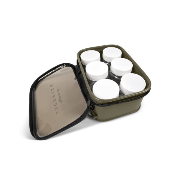 Korum Progress EVA Hookbait Pouch 6 Tub Csalitartó Táska