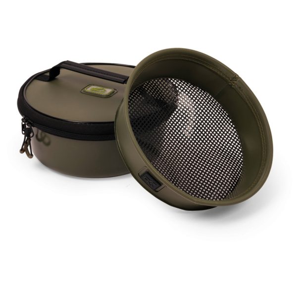 Korum EVA Solid Groundbait Bowl & Riddle Etetőanyag Szita és Edény