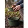 Korum EVA Solid Groundbait & Riddle Bowl Deep Mélyített, EVA Etetőanyag Keverő Edény 17x29cm