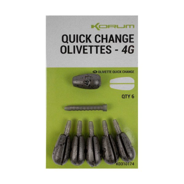 Korum Quick Change Olivettes Gyorscserélő Úszósúly 5gr