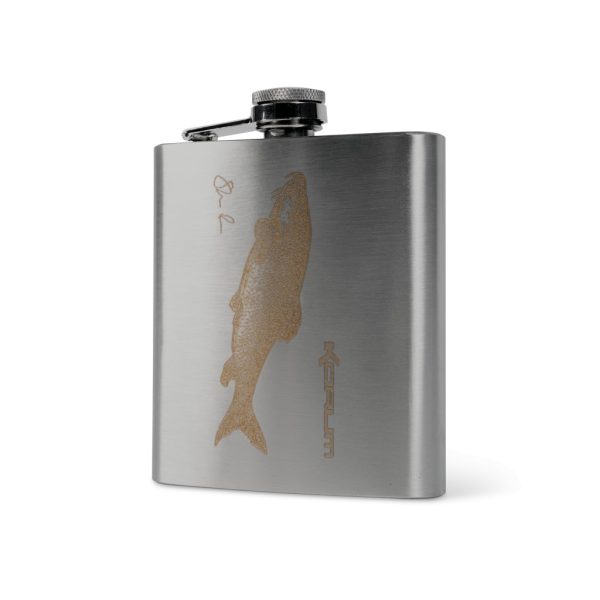 Korum Classic Hip Flask Barbel Rozsdamentes Acél Flaska 2dl