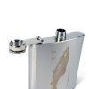 Korum Classic Hip Flask Barbel Rozsdamentes Acél Flaska 2dl