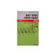 Korum Bait Spike Hook Hairs Barbed 8 Füles, Szakállas Csalitüskés Horog 5db