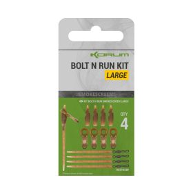   Korum Smokescreen Bolt N Run Kit Large Végszerelék Készlet 4db