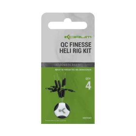 Korum Smokescreen QC Finesse Heli Rig Kit 4db