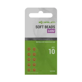 Korum Smokescreen Soft Beads 6mm Gumigyöngy 10db