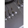 Korum Power Braid Spiked Method Hair Rigs 10 Füles, Szakállas Fonott Előkötött Horog Csalitüskével 8db