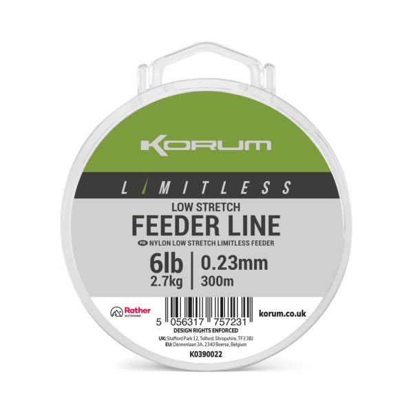 Korum Limitless Feeder Line Monofil Főzsinór 0,23mm 300m