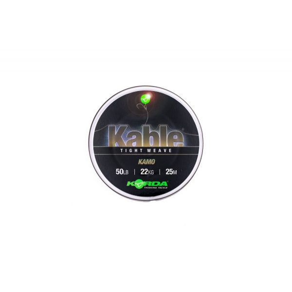 Korda Kable Tight Weave Kamo 25m 22kg Előtétzsinór