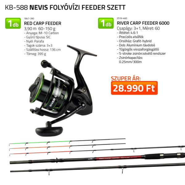 Nevis Folyóvízi Feeder Szett