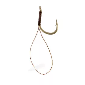   Korum Hook Hairs With Quickstops Barbed Size 10 Monofil előkötött horog