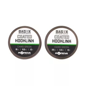   Korda Basix Coated Hookling Bevonatos Előkezsinór 18lbs 10m