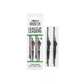 Korda Basix Lead Clip Előkötött Bojlis Szerelék 50cm 2db