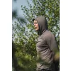 Korda Charcoal UPF Hooded Top Hosszú Ujjú UV Póló S