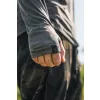 Korda Charcoal UPF Hooded Top Hosszú Ujjú UV Póló S