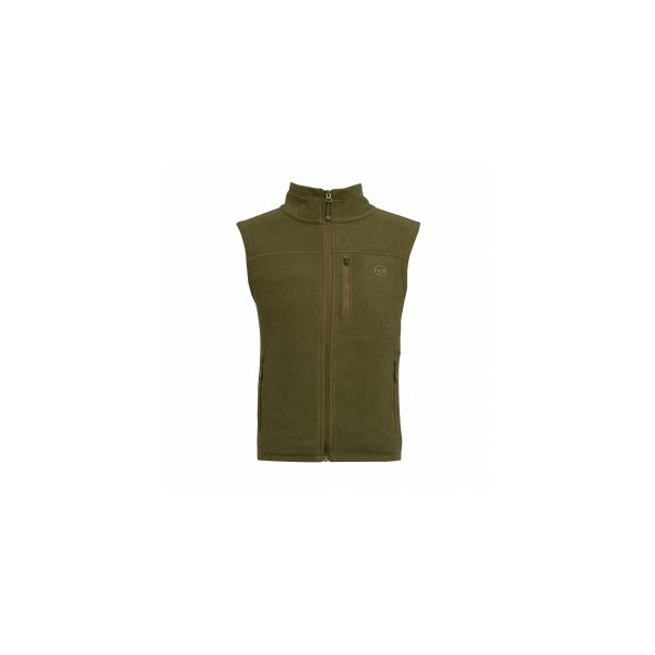 Korda - Kore Fleece Gilet Olive - Mellény - XXL - Tavaszi ruházat, Őszi ruházat - Pulóverek, pólók, mellények