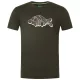 Korda Mintás Dark Olive Póló S