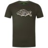 Korda Mintás Dark Olive Póló L
