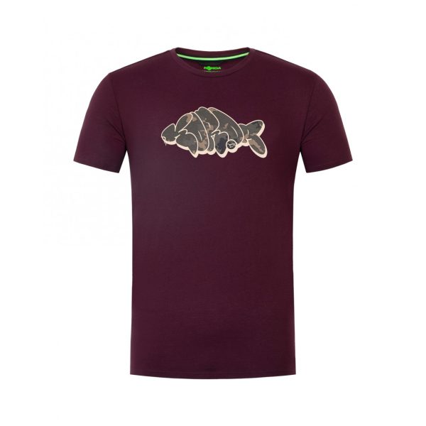 Korda Mintás Burgundy Póló 2XL