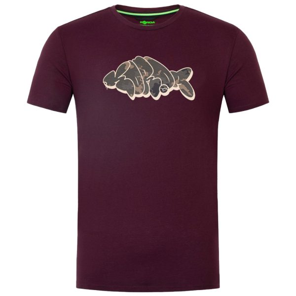 Korda Mintás Burgundy Póló 3XL