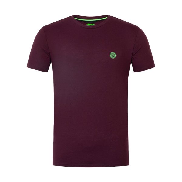 Korda Birdsnest Mintás Burgundy Póló S