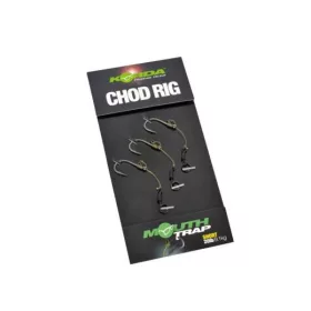   Korda Chod Rig Short Barbless Size 4 - előkötött bojlis CHOD horogelőke