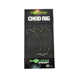   Korda Chod Rig Long Barbless Size 6 - előkötött bojlis CHOD horogelőke