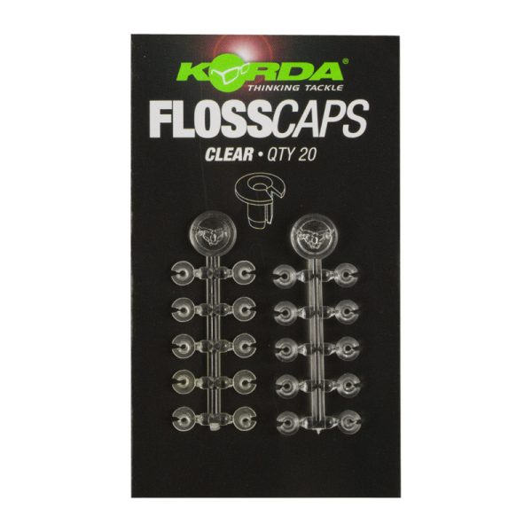 Korda Floss Caps Clear - bojli stopper