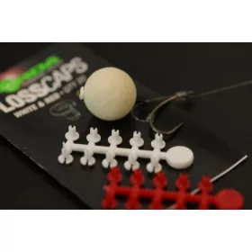 Korda Floss Caps White/Red - bojli stopper