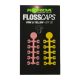 Korda Floss Caps Pink/Yellow - bojli stopper