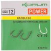 Korum Xpert Power - Barbless (size 12) Feeder horog