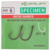 Korum Xpert Specimen - Micro-barbed (size 6) Feeder horog