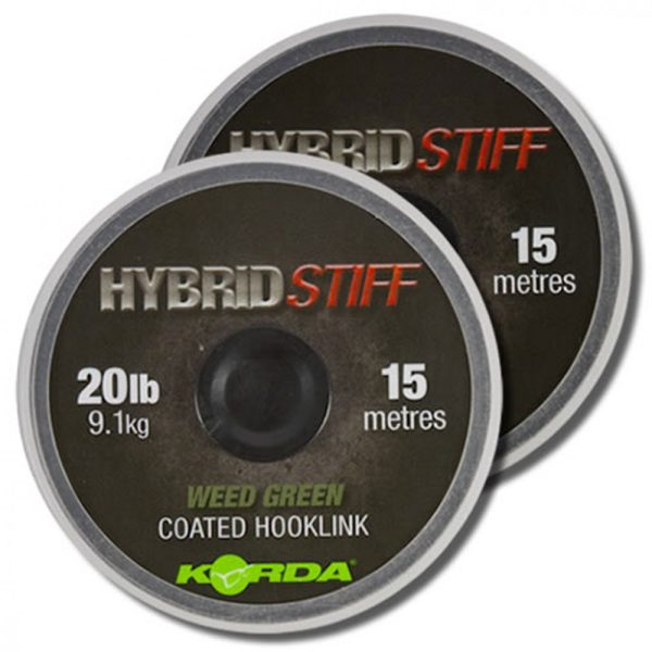 Korda Hybrid Stiff 20 lb Weed Green 15m