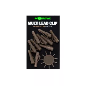 Korda Lead Clip Pin Gravel Clay Multi Lead Clip Ólomklipsz 10db