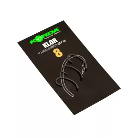 Korda Klor Barbless 8 Füles, Szakáll Nélküli Horog 10db