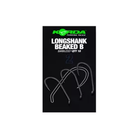   Korda Longshank Beaked 4 Füles, Szakáll Nélküli Bojlis Horog 10db