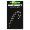 Korda Long Shank X Size 10 - bojlis horog