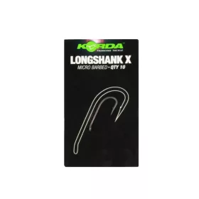Korda Long Shank X Size 04 - bojlis horog